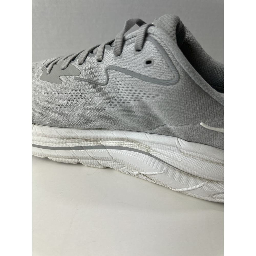 Hoka One One Clifton 10 Shoes Mens Size 11 2E Wide Stellar Grey *Heavy Wear - Picture 8 of 16